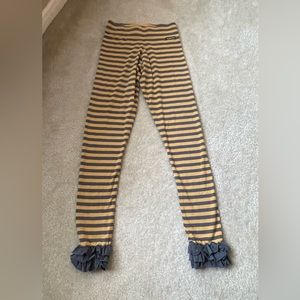 Matilda Jane Leggings - Girl’s Gleam Paint by Numbers Ruffle Pants - Size: 14